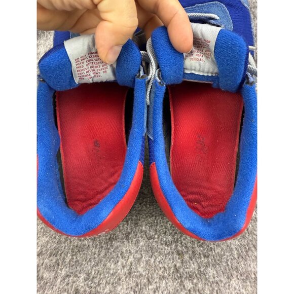 ✅Mens 9.5 2E New Balance 515 Sneakers Blue/Red Lightweight Running/Walking Shoes - Picture 3 of 13